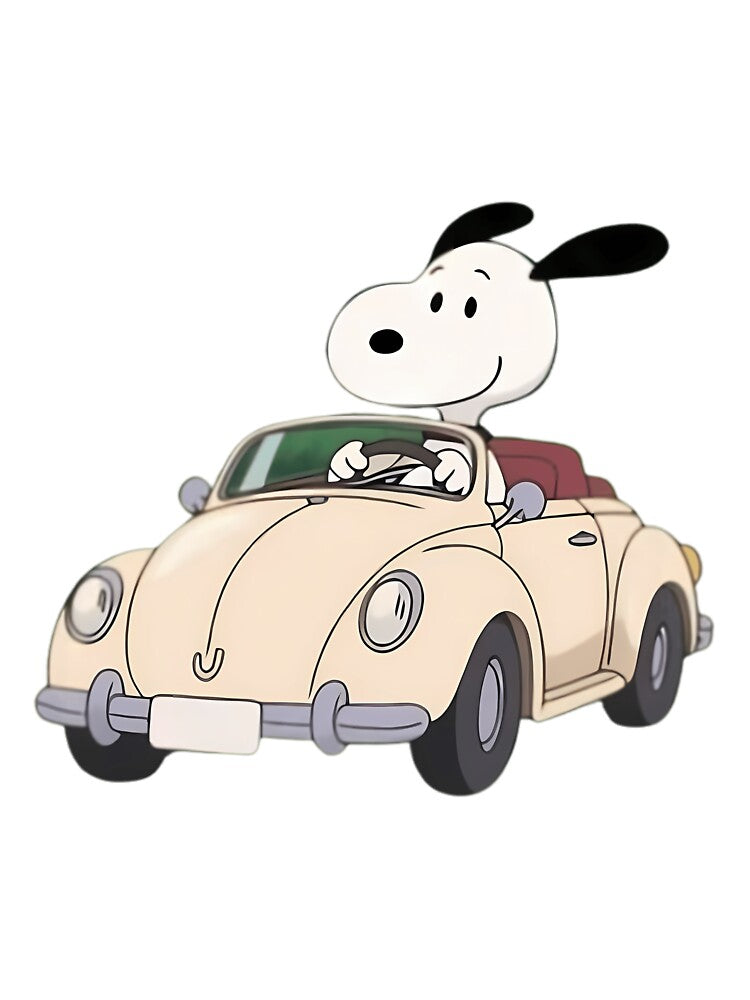 Cruisin With Snoopy Vintage Vibes Chill Drives by Morphologiona