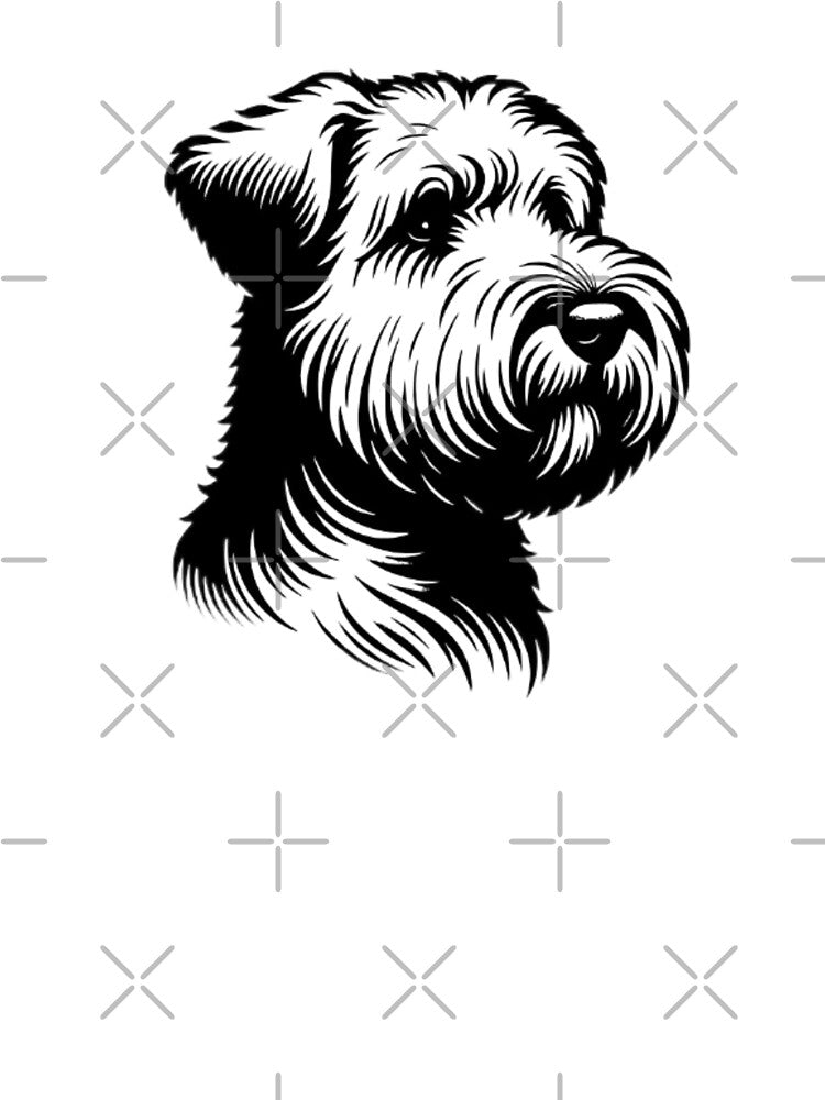 Black And White Soft Coated Wheaten Terrier by TheAnimalZ00