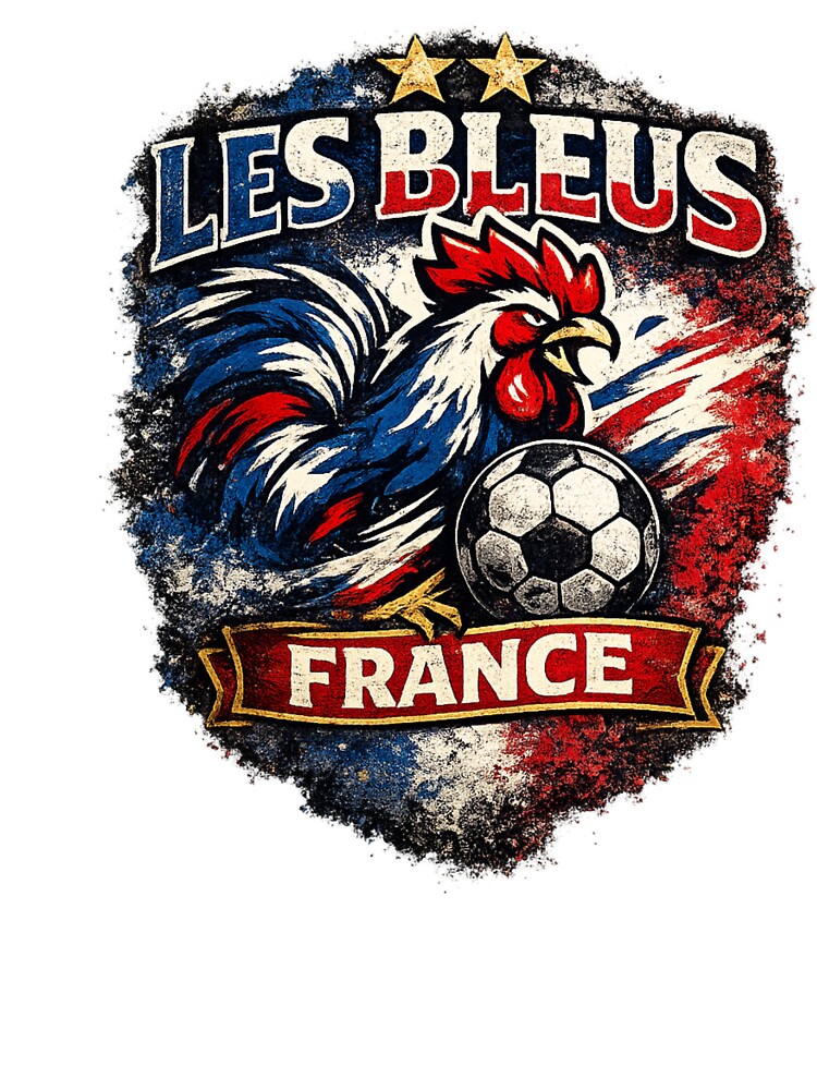 France Les Bleus Football Fan Design by EMYWAMZGLOBAL