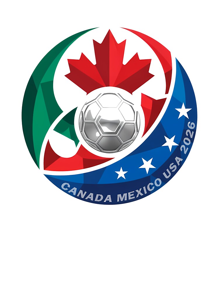 Canada Mexico USA 2026 Round Soccer Emblem Cup T-Shirt_83488590 by gidget-gadget