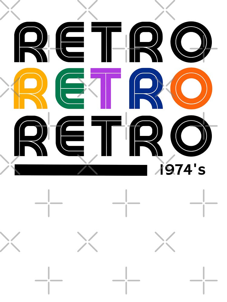 Retro Vibes: Colorful Nostalgia T-Shirt Collection" by ShopTwentyFour