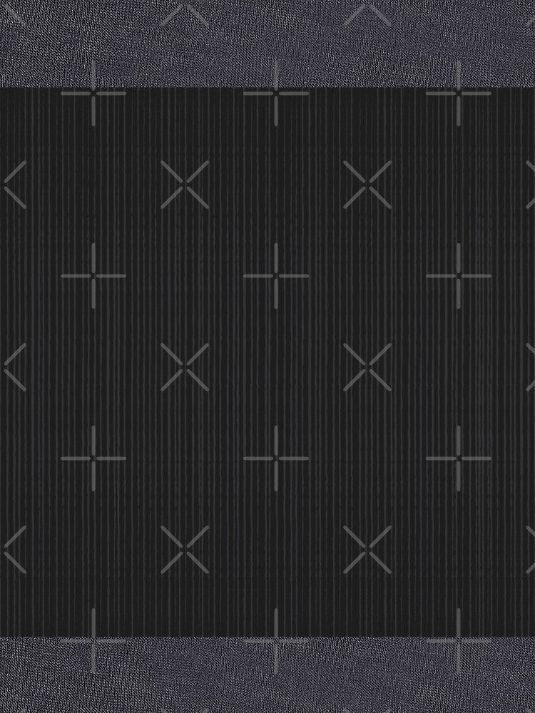 Xmas Black Color_ Black Colour (Straight Lines) by mimihuang creations
