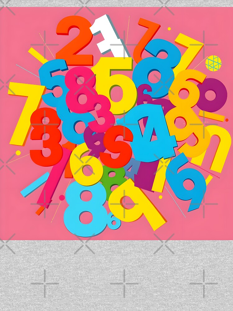 Numbers 4 by HebaRK Studio