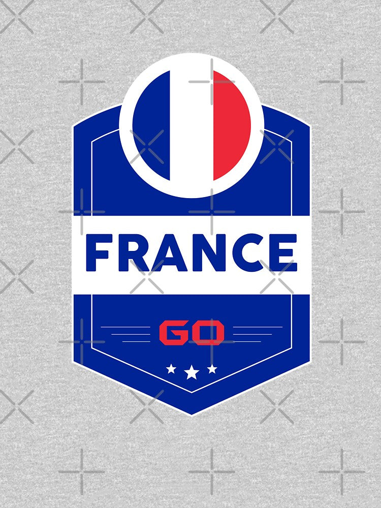 FRANCE FLAG SHIELD by MarkMotta
