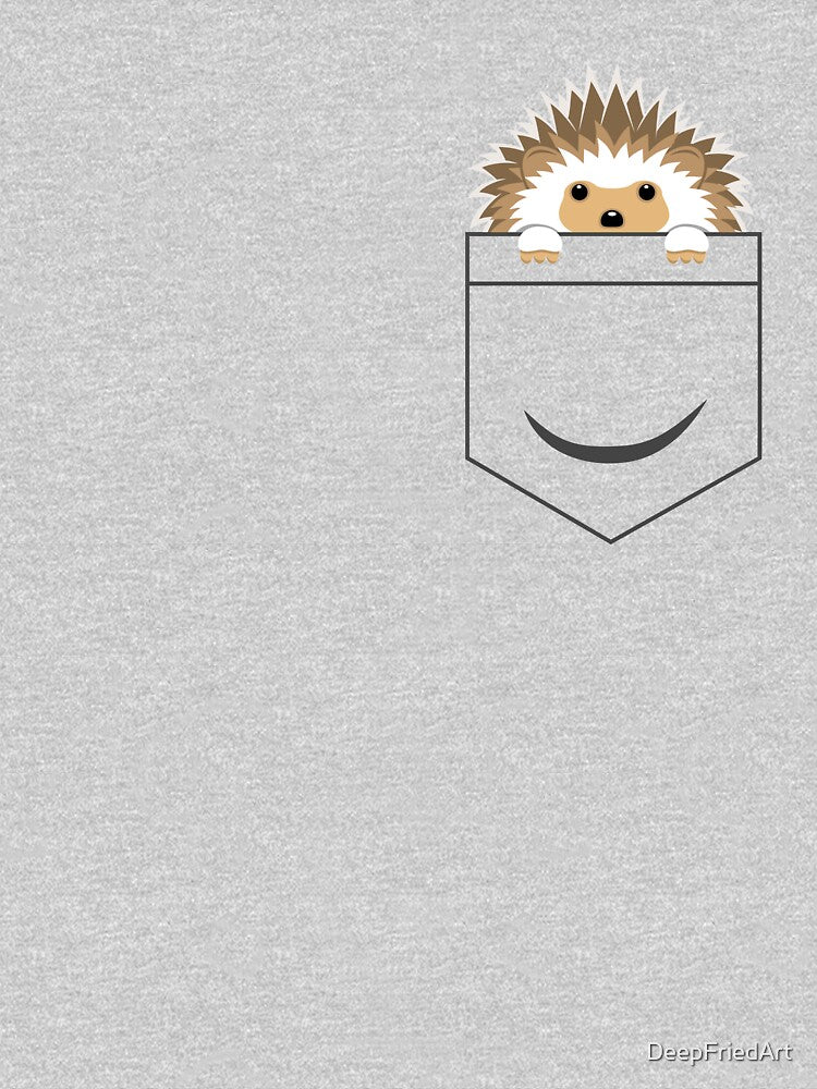 Hedgehog in your pocket! by DeepFriedArt