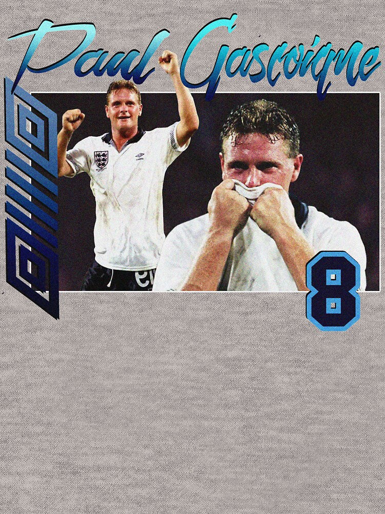 Paul Gascoigne 90s Tee by JDempzz
