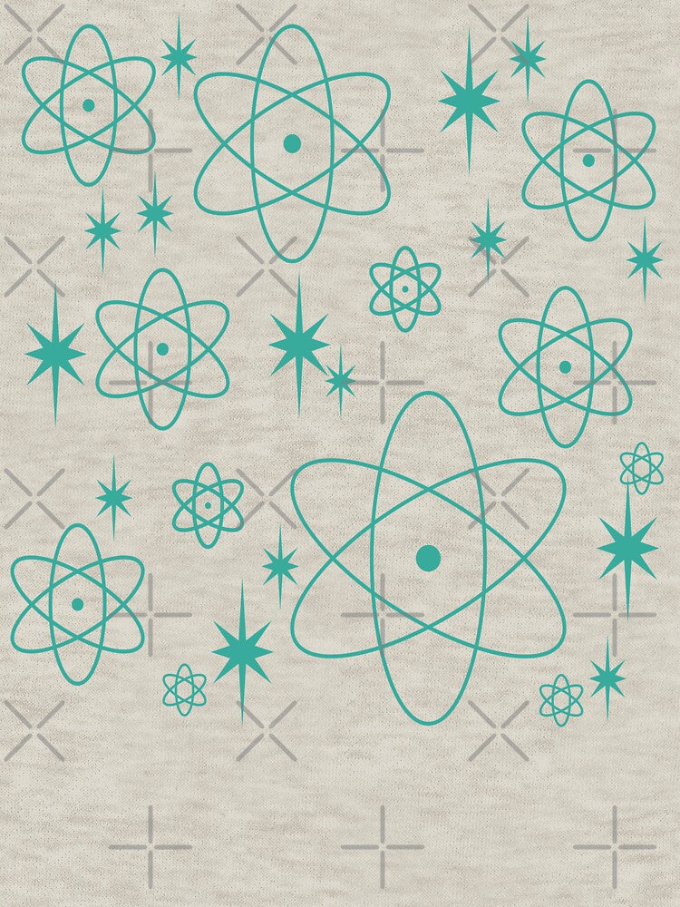 Atomic Starlight - Retro Shape Patterns - Vintage 1950s by CattlettArt