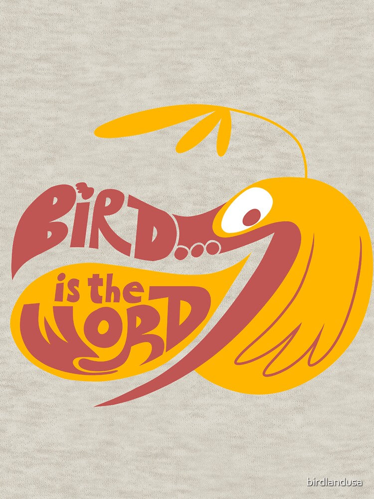 Birdland, USA: Hubert "Bird Is The Word" Typography by birdlandusa