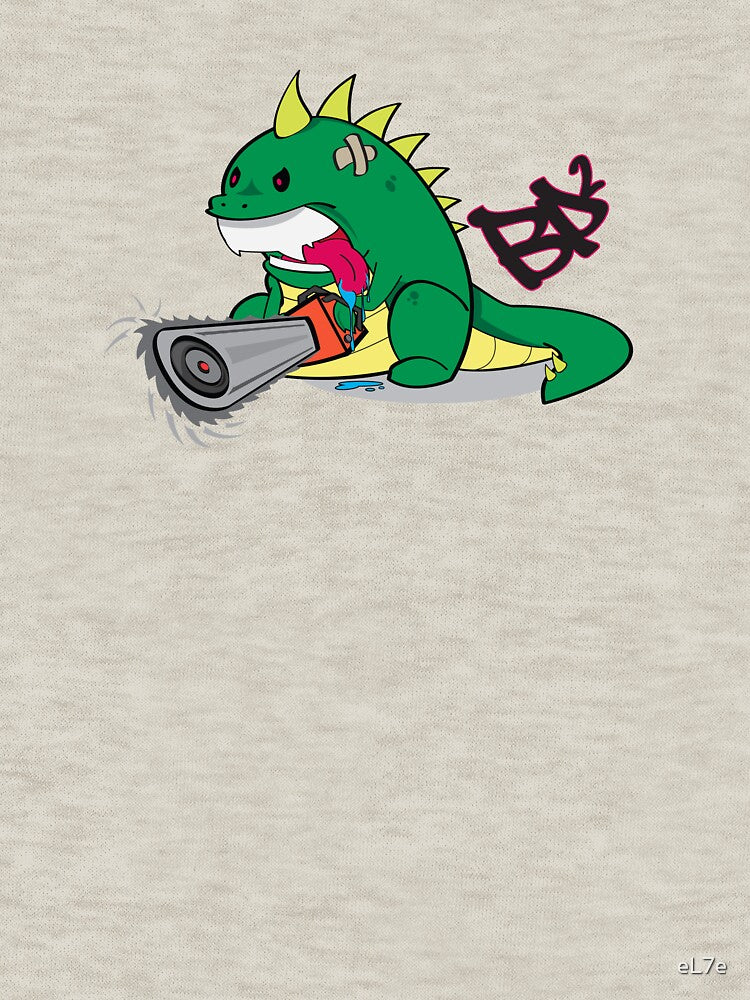 BP2 Dino Logo Scoop Neck Girly Fit by eL7e