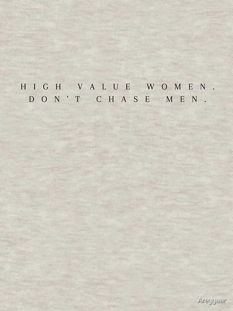 High Value Women Tshirt by Areyyaar