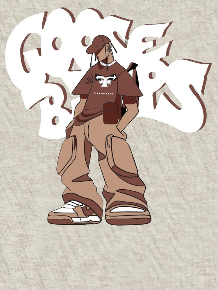 Streetwear Aesthetic - Urban Goosebumps Graffiti Artist by GunnuDesigns