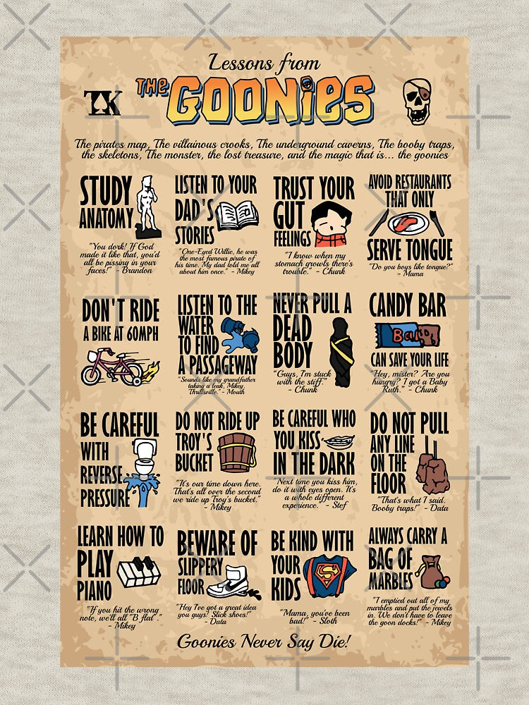 Lessons from the Goonies by TKsuited