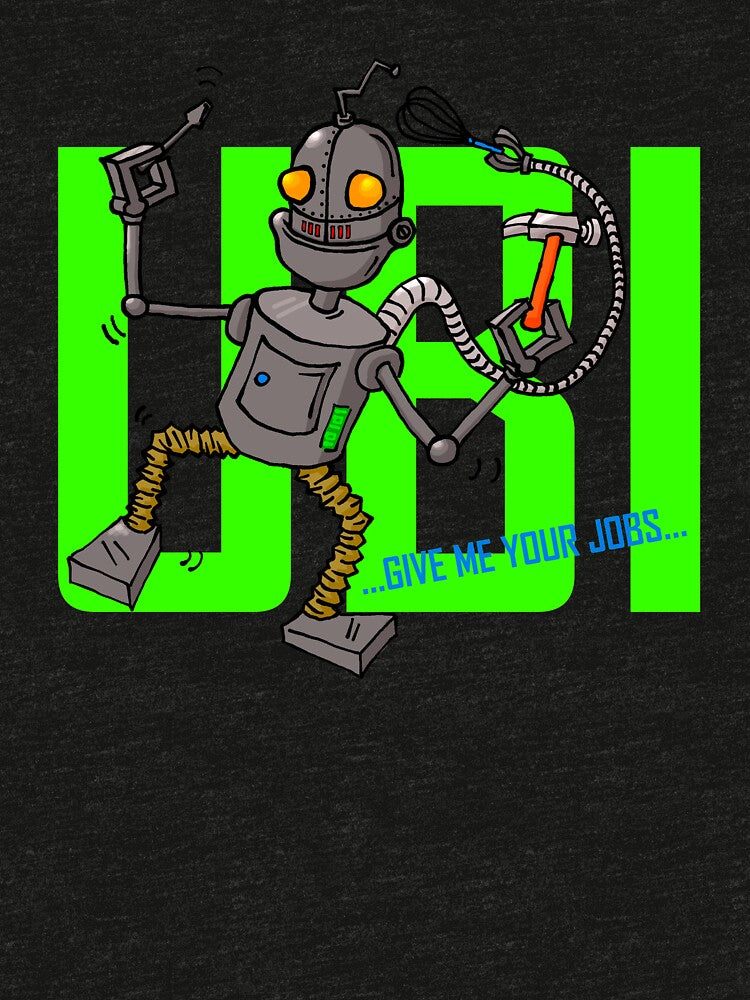 UBI Robot coming for your jobs by BoxDesigns