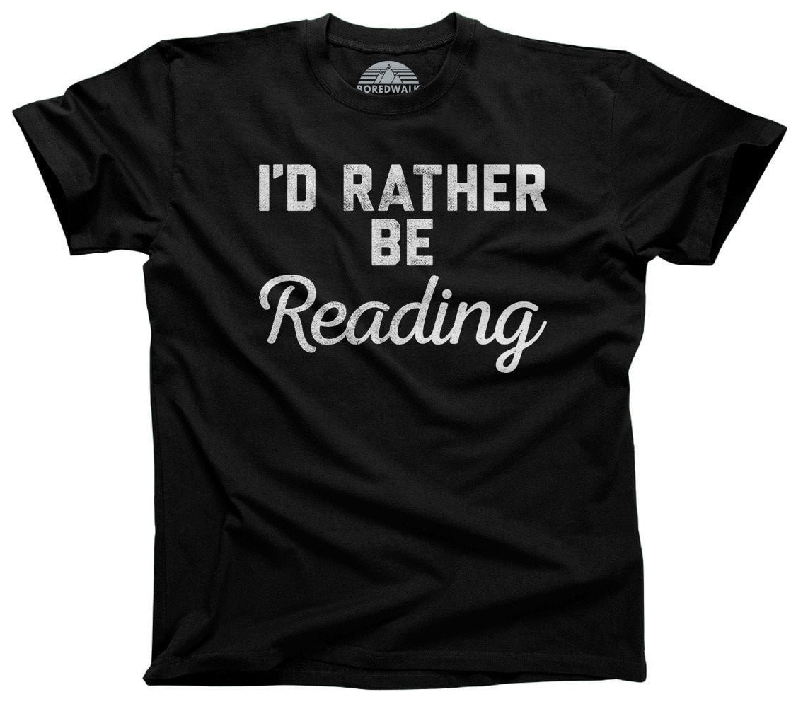 Men's I'd Rather Be Reading T-Shirt