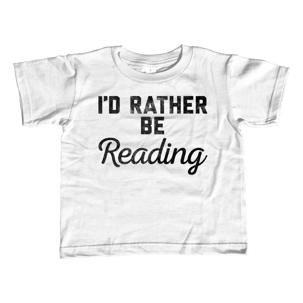 Girl's I'd Rather Be Reading T-Shirt - Unisex Fit