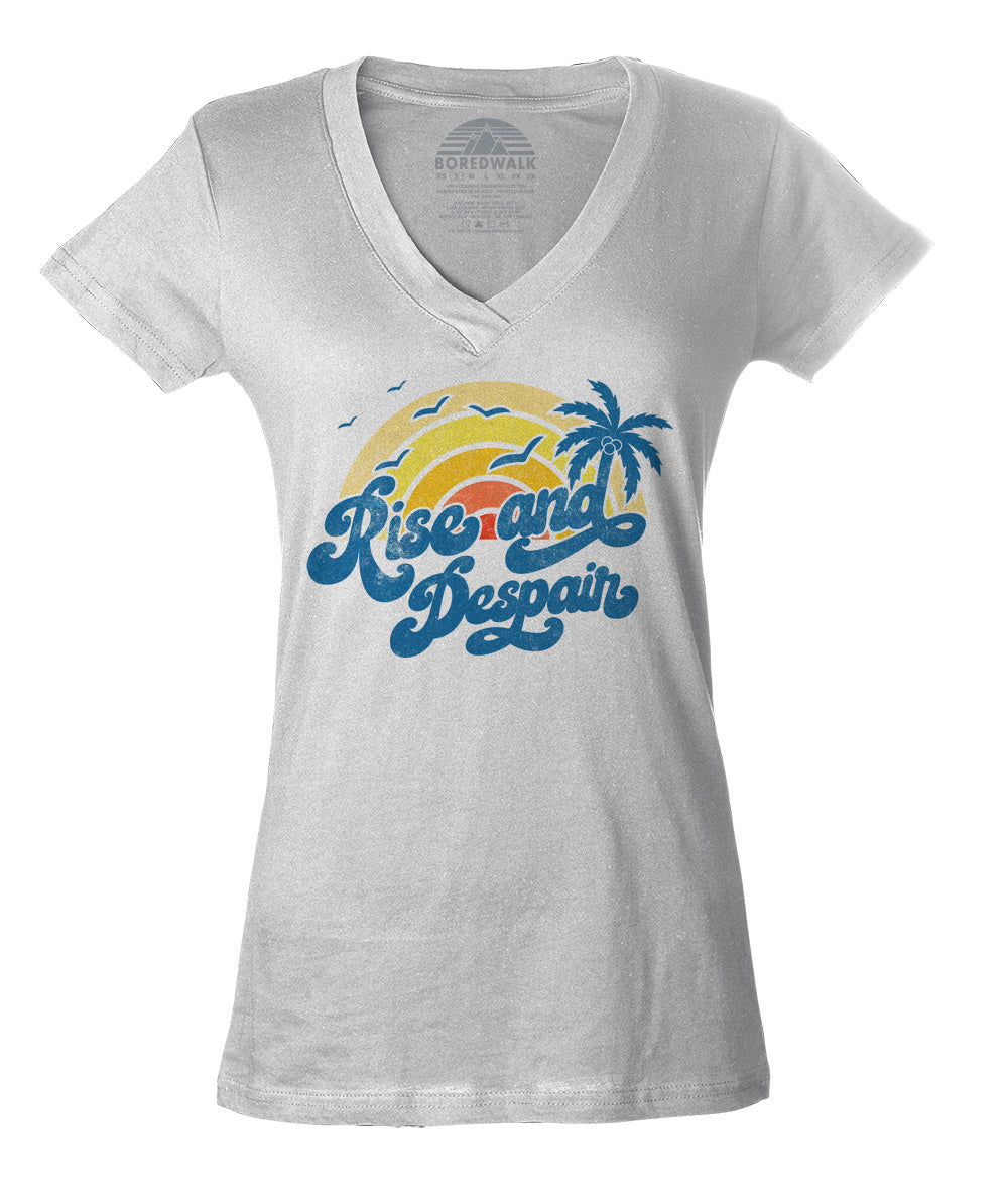 Women's Rise and Despair Vneck T-Shirt