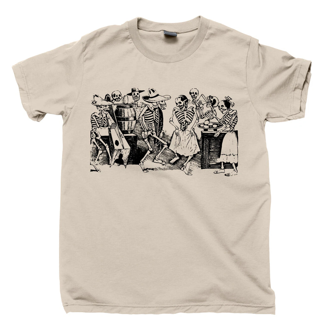 Jose Guadalupe Posada T Shirt Day Of Dead Hispanic Mexico Artist Mariachi Tee