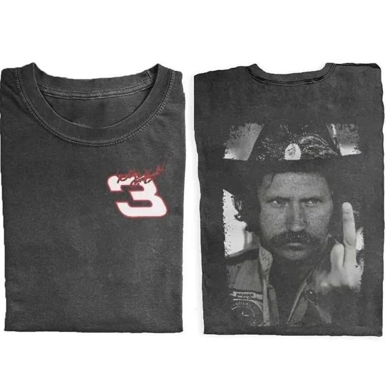 Dale Earnhardt Racing Middle Finger T-shirt Unisex All Size