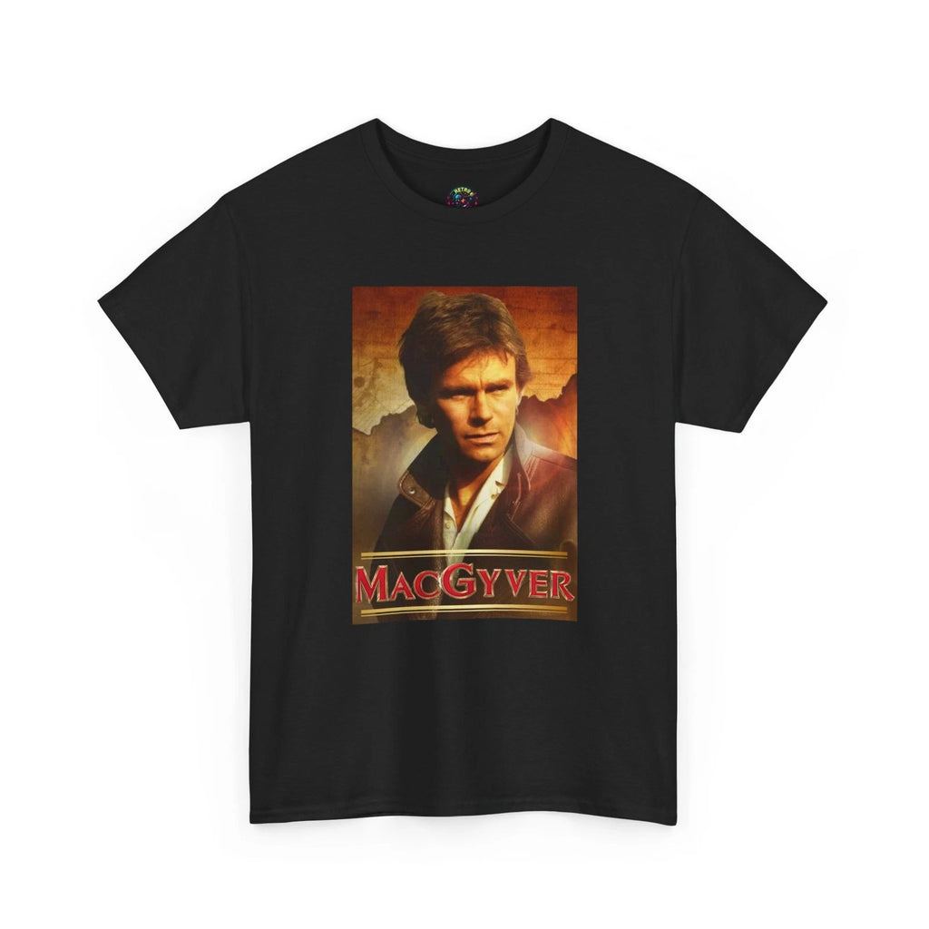 MacGyver T-Shirt Retro TV Action 80s Vintage Sunset Graphic Tee Unisex