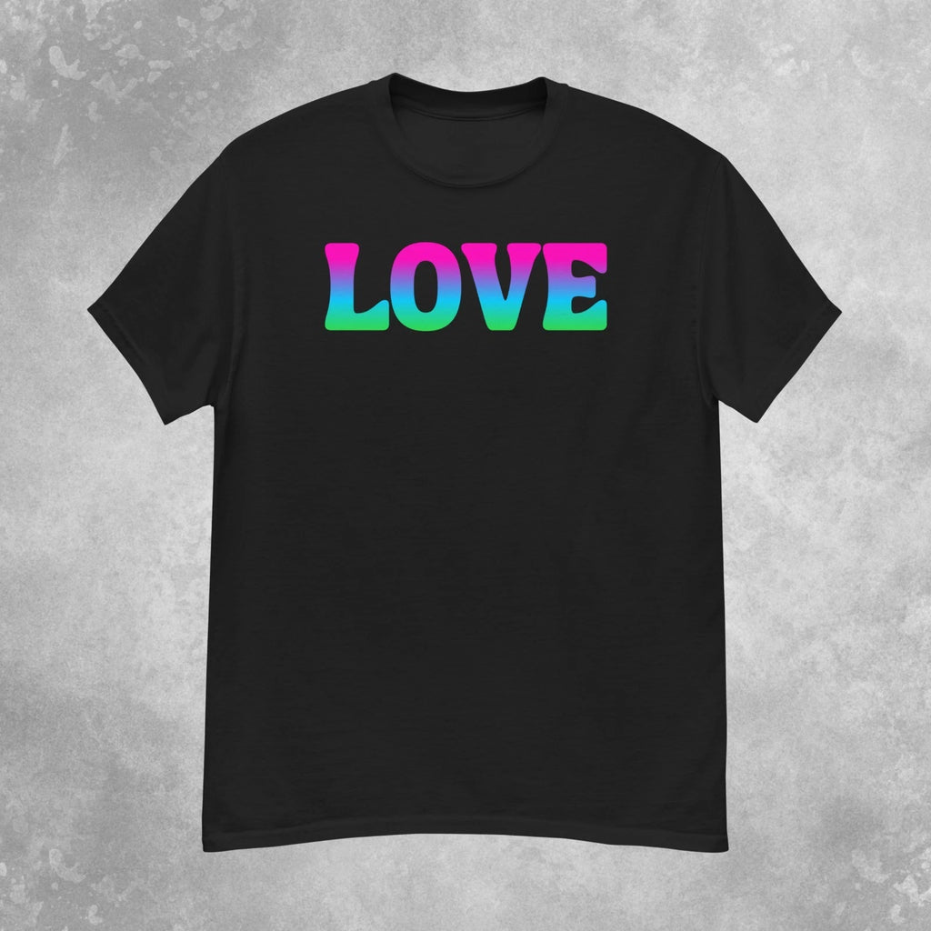 Colorful Love T-Shirt Mens S-2XL