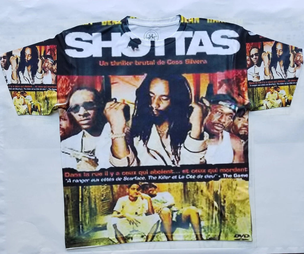 Custom Shottas Sublimated shirt laney pantone bred toro Jamaica