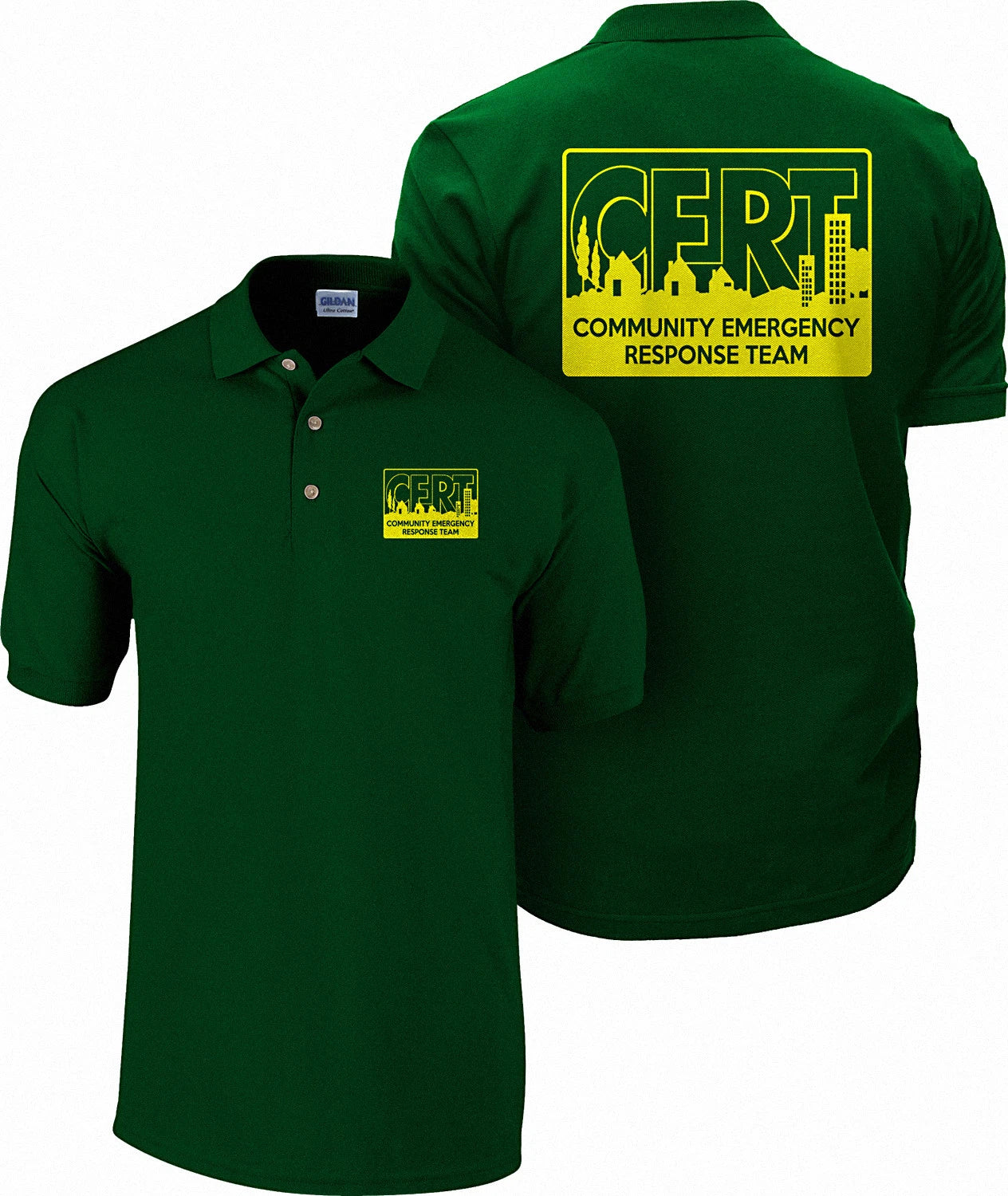 CERT Polo shirt, Community Emergency Response Team shirt, Preparedness, Safety