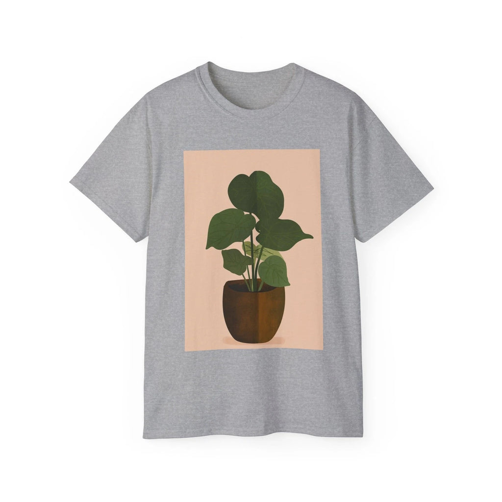Boho Plant Background Floral Background | Custom Graphic T-Shirt