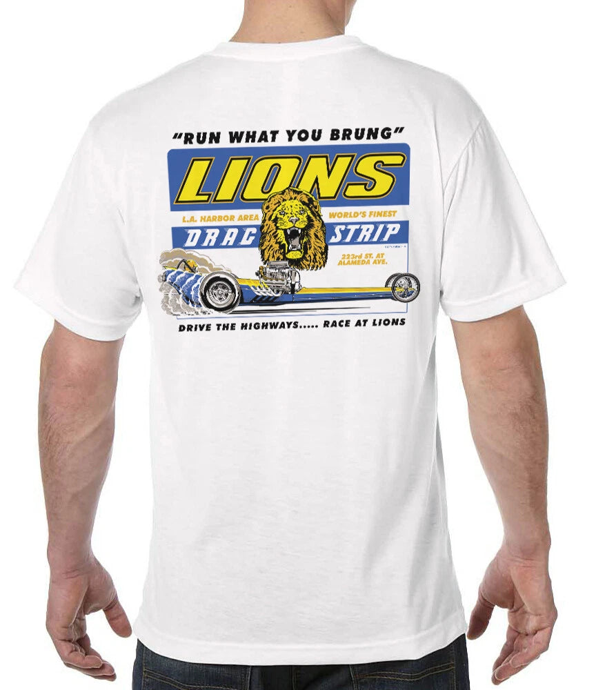 Lions Drag Strip Race at Lions Retro T-Shirt