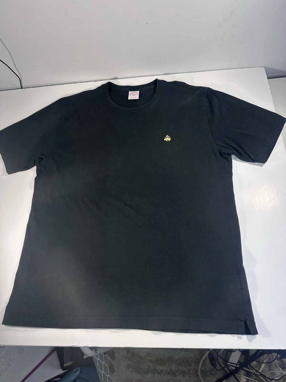 Brooks Brothers Black 1818 Tee XL Men’s Classic Fit Cotton Logo T-Shirt
