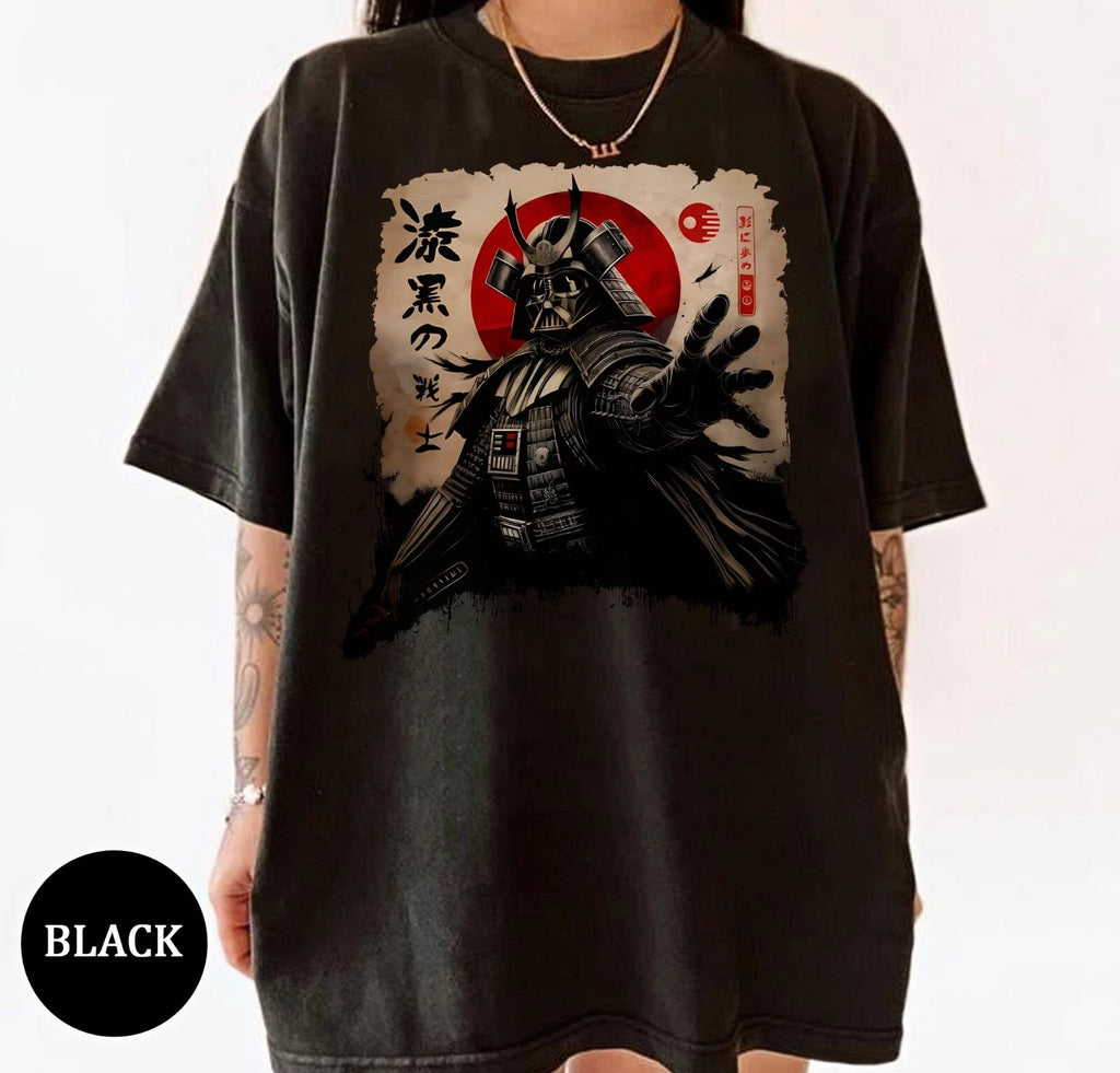 Vintage Samurai Darth Vader Antique Japanese Unisex Adult Kid Tee 280504