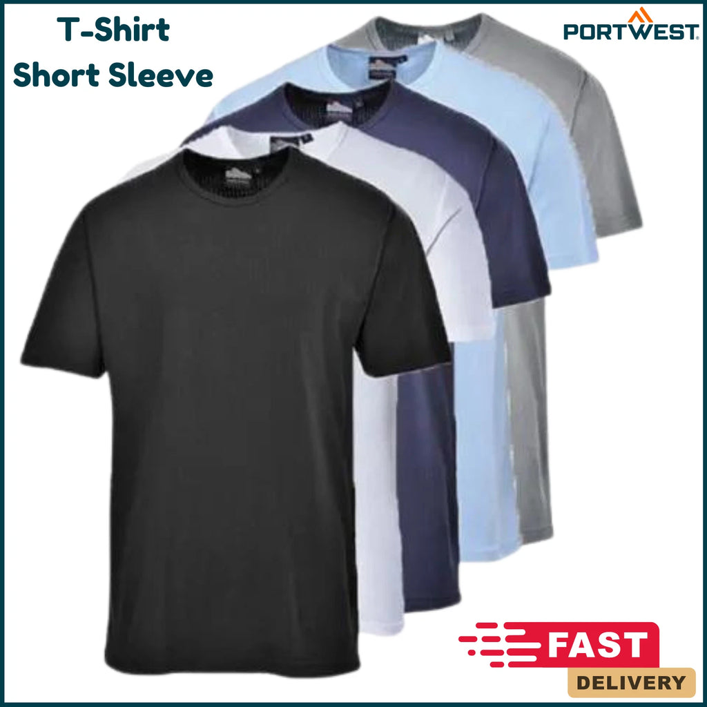Portwest Men's Thermal T Shirt Short Sleeve Baselayer Winter Long Johns Cold Top