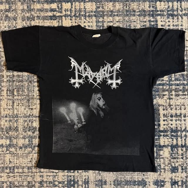1991 MAYHEM DEAD MEMORIAL Vintage T-Shirt Reprint