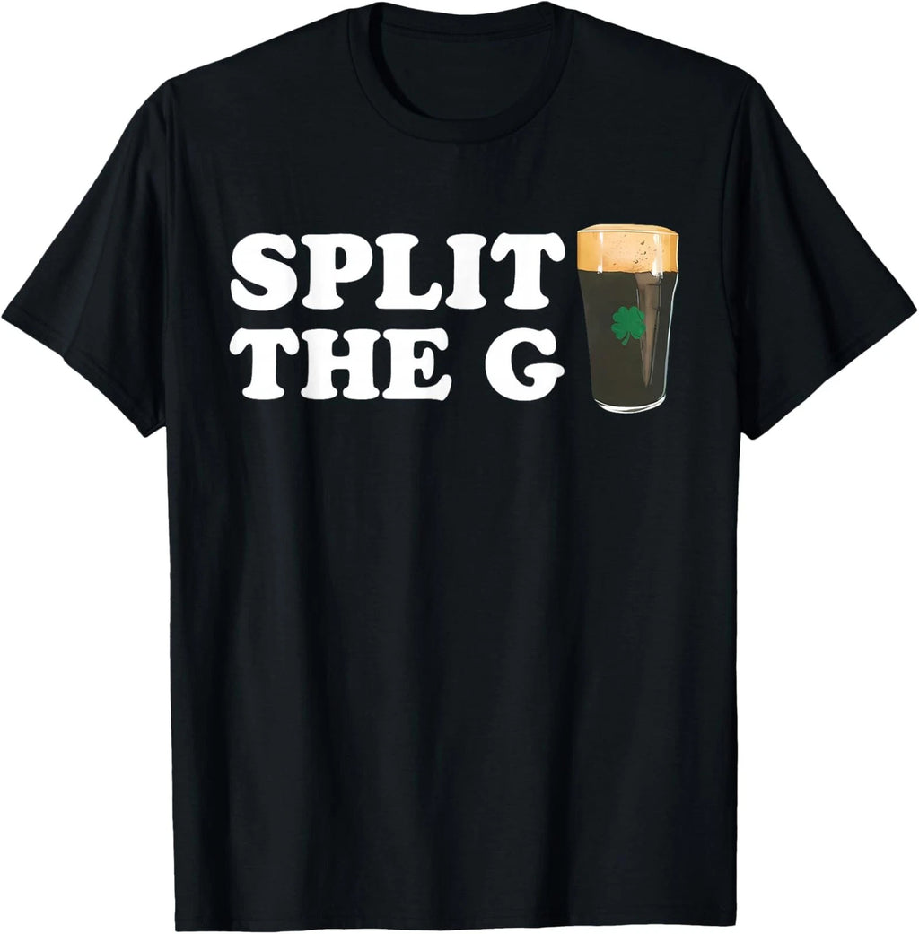 Retro Funny Split The G St. Patrick's Day Irish Beer Unisex T-Shirt