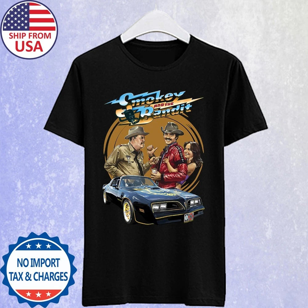Smokey And The Bandit Movie Men's Black Size S-5XL