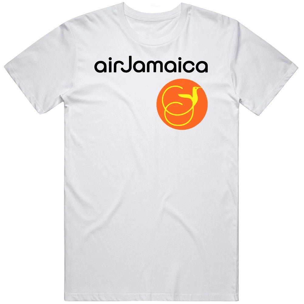 Retro Defunct Company Air Jamaica Logo T Shirt