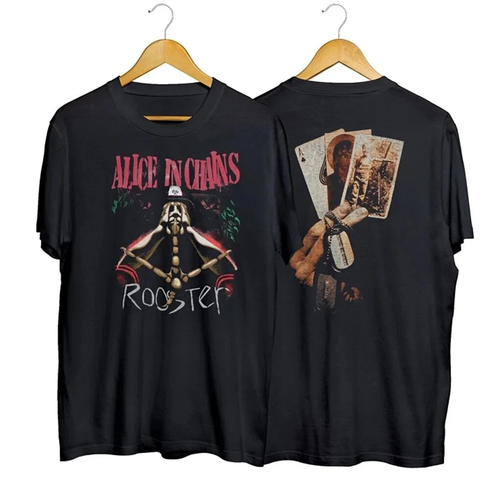 Vintage 1993 Alice In Chains Rooster Shirt Vintage Unisex Cotton S-5xl
