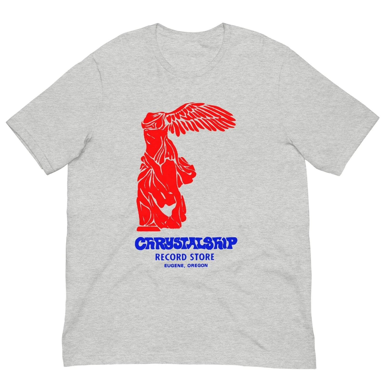 Vintage Retro Graphic T Shirt Music Record Store Chrystalship Tee For Men Women