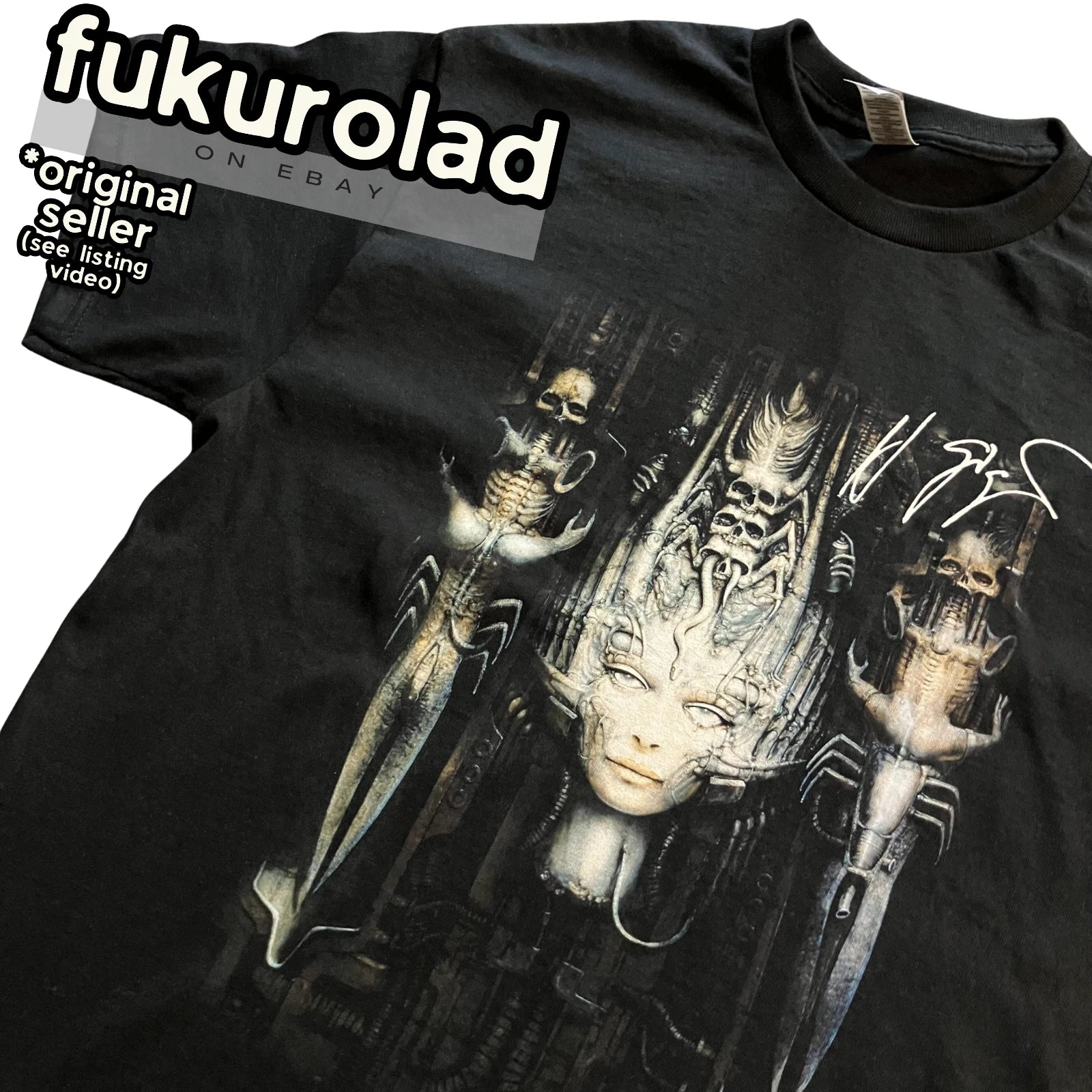 LI II HR GIGER TSHIRT - GILDAN or COMFORT COLORS - HIGH QUALITY PRINT