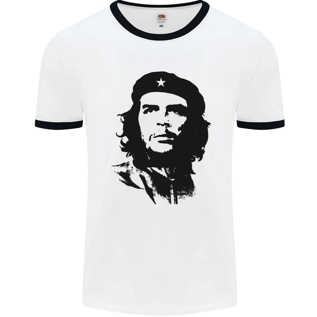 Che Guevara Silhouette Mens Ringer T-Shirt