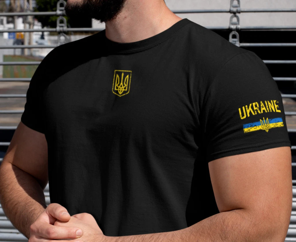 Ukrainian T shirt, Ukraine T shirts, Patriotic Ukraine  Trident Zelensky T-shirt