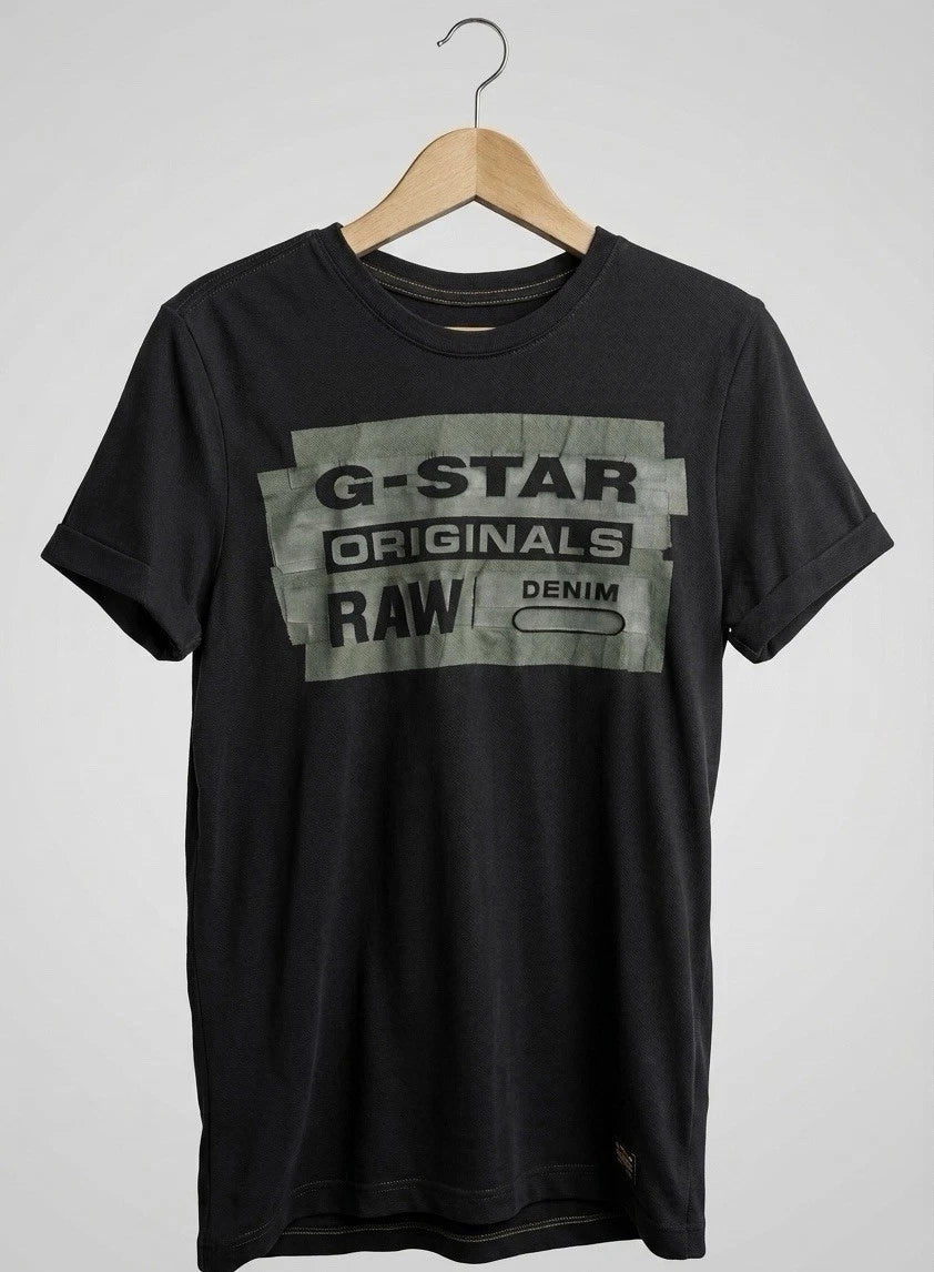 🔥 G-STAR RAW ORIGINALS T-Shirt Size L | Premium Denim Streetwear
