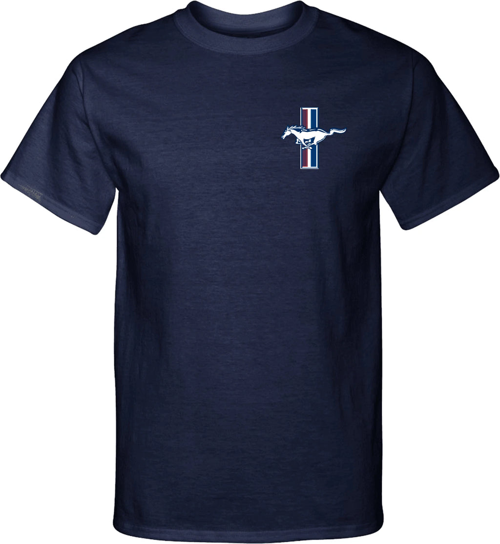 Mens Tall T-Shirt Ford Mustang The Legend Lives Crest Pocket Print