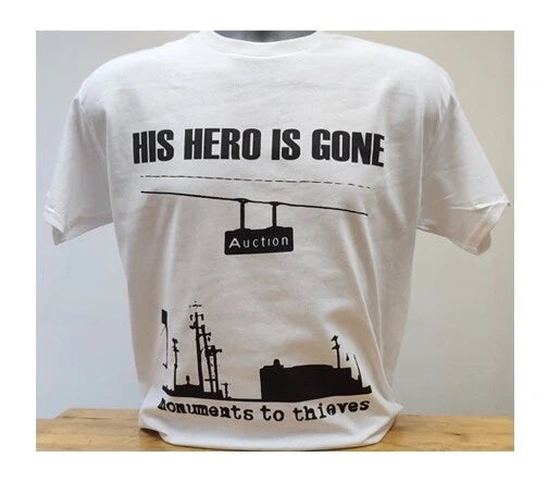His Hero Is Gone T Shirt Monuments Music Hardcore Totalitar Gauze Fools Gold 096