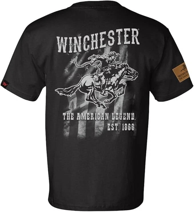 Winchester Legend Collection - Made in The USA Legend Rider Flag Short Sleeve 10