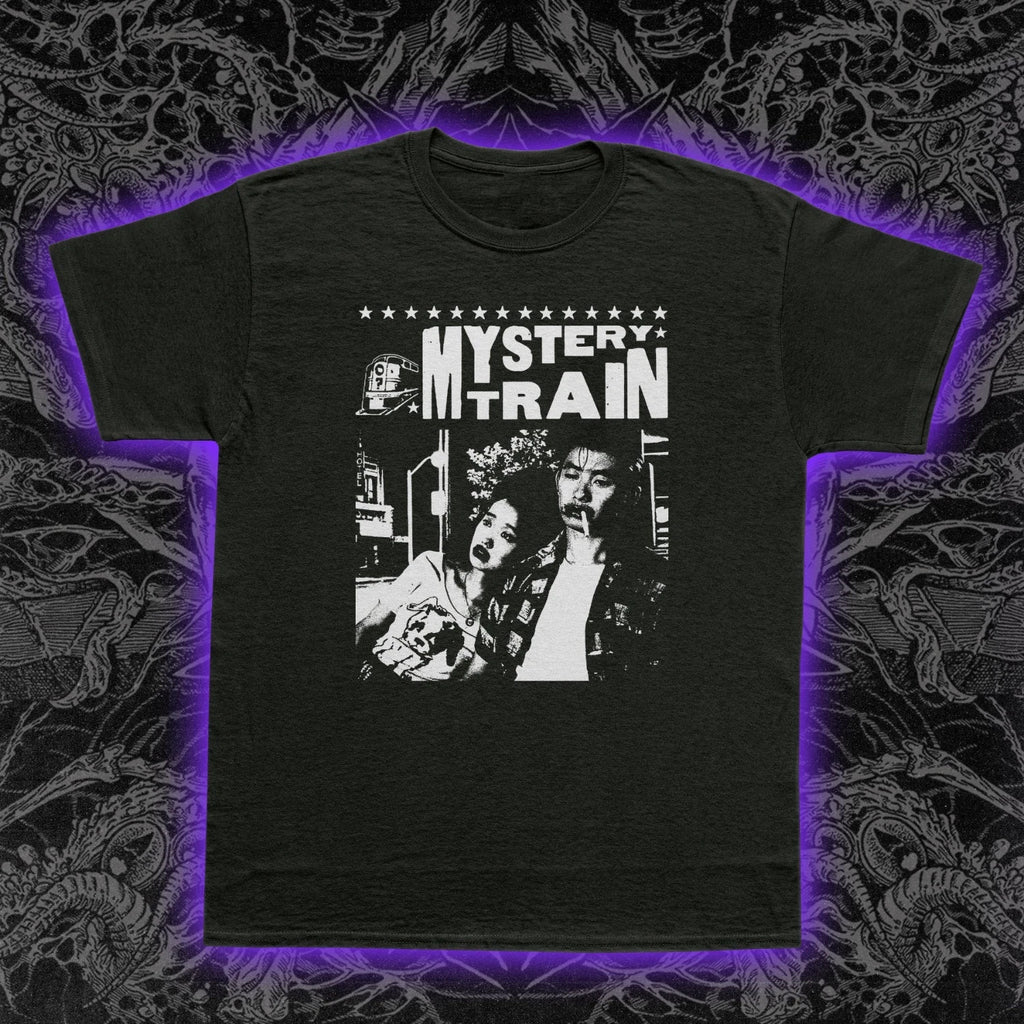 Mystery Train T-Shirt 1989 Cult Indie Film Tee Jim Jarmusch Graphic Shirt