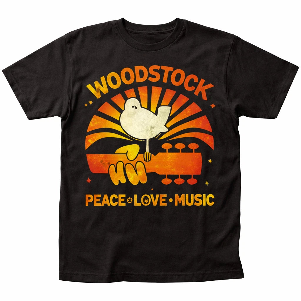 Rock and Roll Graphic T Shirt Colorful Vintage Music Style Tee