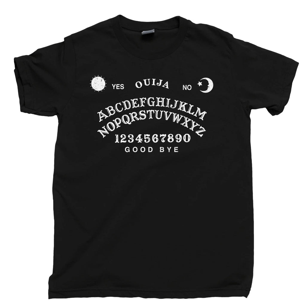 OUIJA BOARD T Shirt Mystifying Oracle Talking Spirit Planchette Seance Ghost Tee