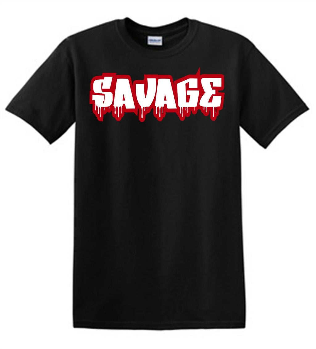 SAVAGE Custom 2 Color T-Shirts10X6 LARGE Print