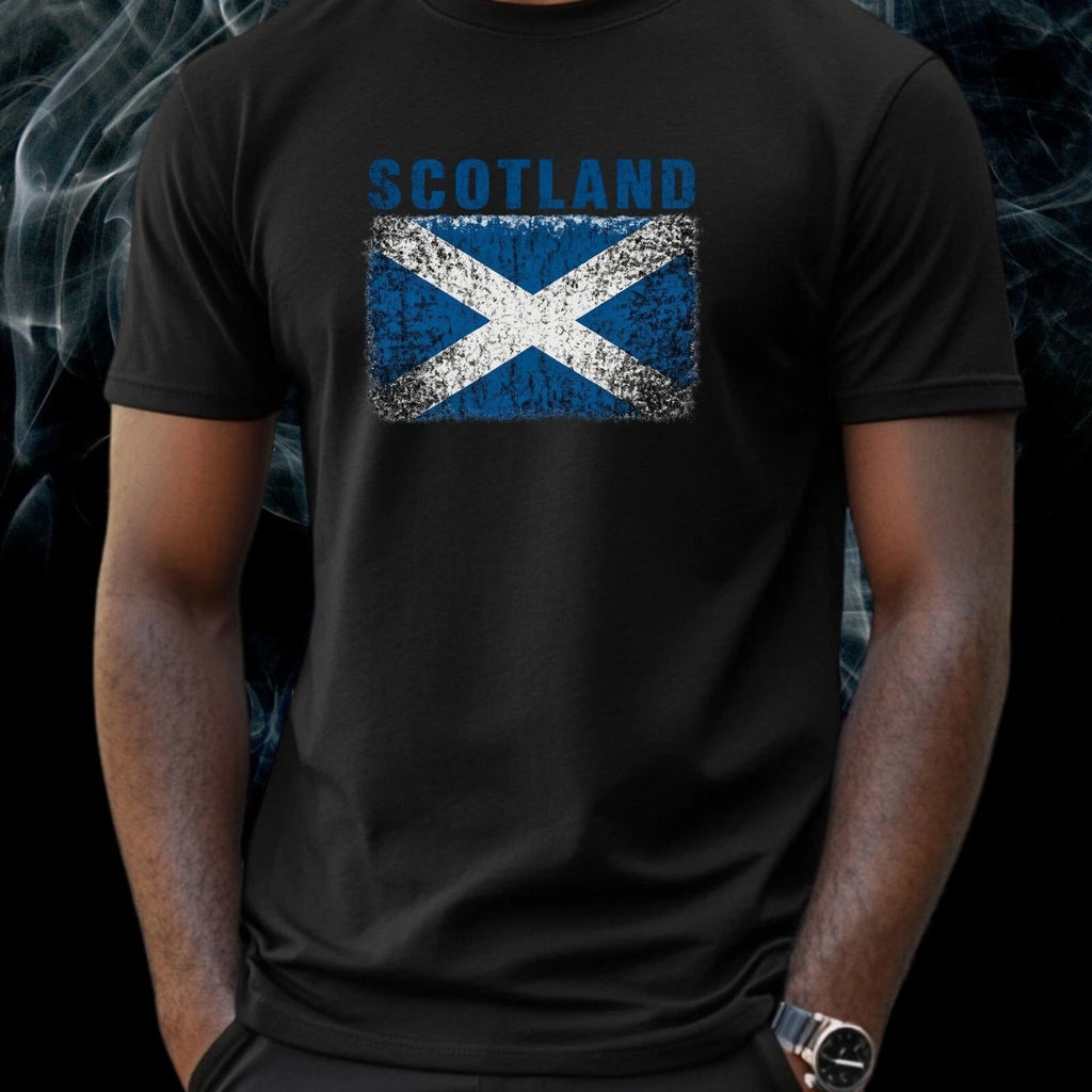 Scotland T-Shirt - Flag Theme For Highland Lovers, Gift Idea, Fun Des