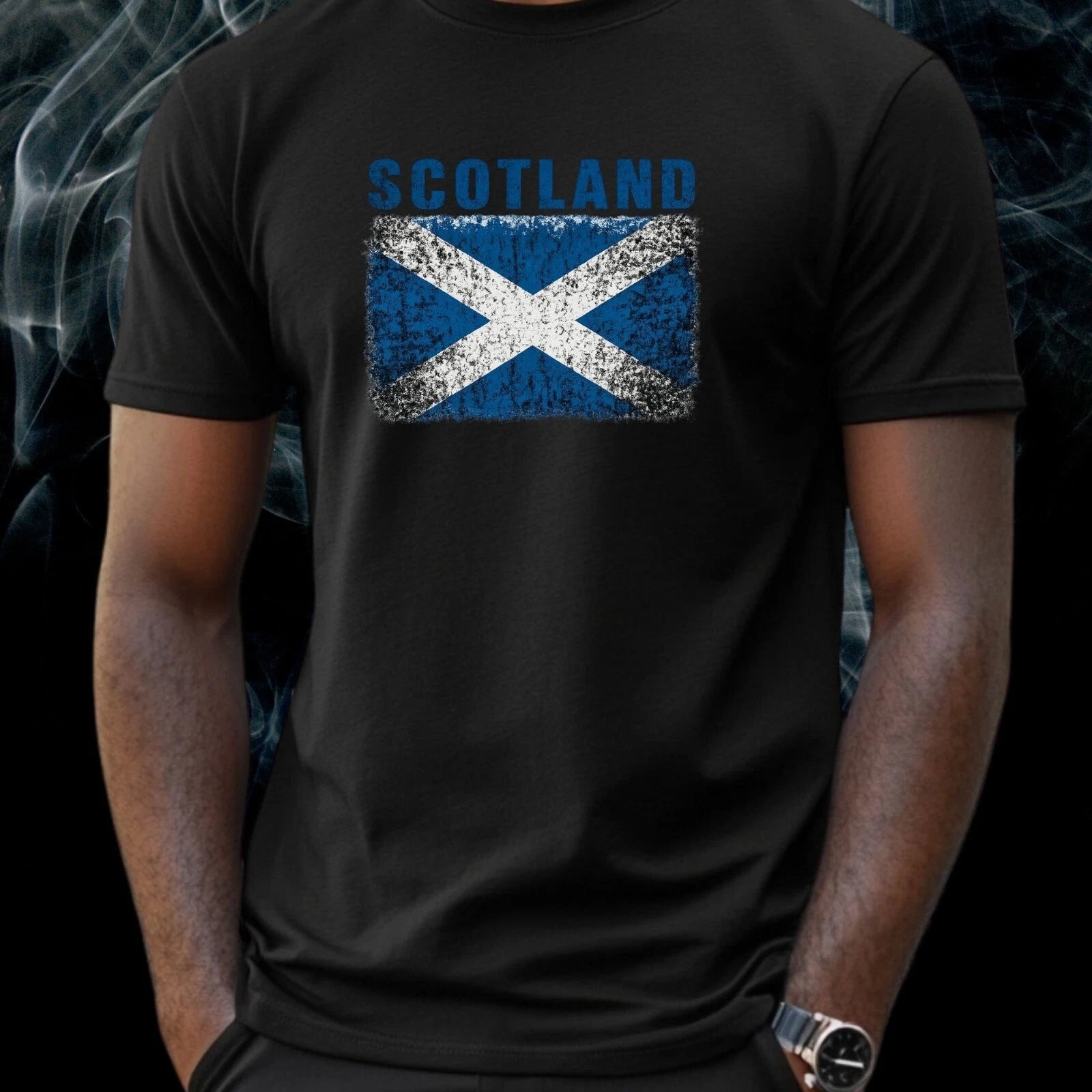 Scotland T-Shirt - Flag Theme For Highland Lovers, Gift Idea, Fun Des